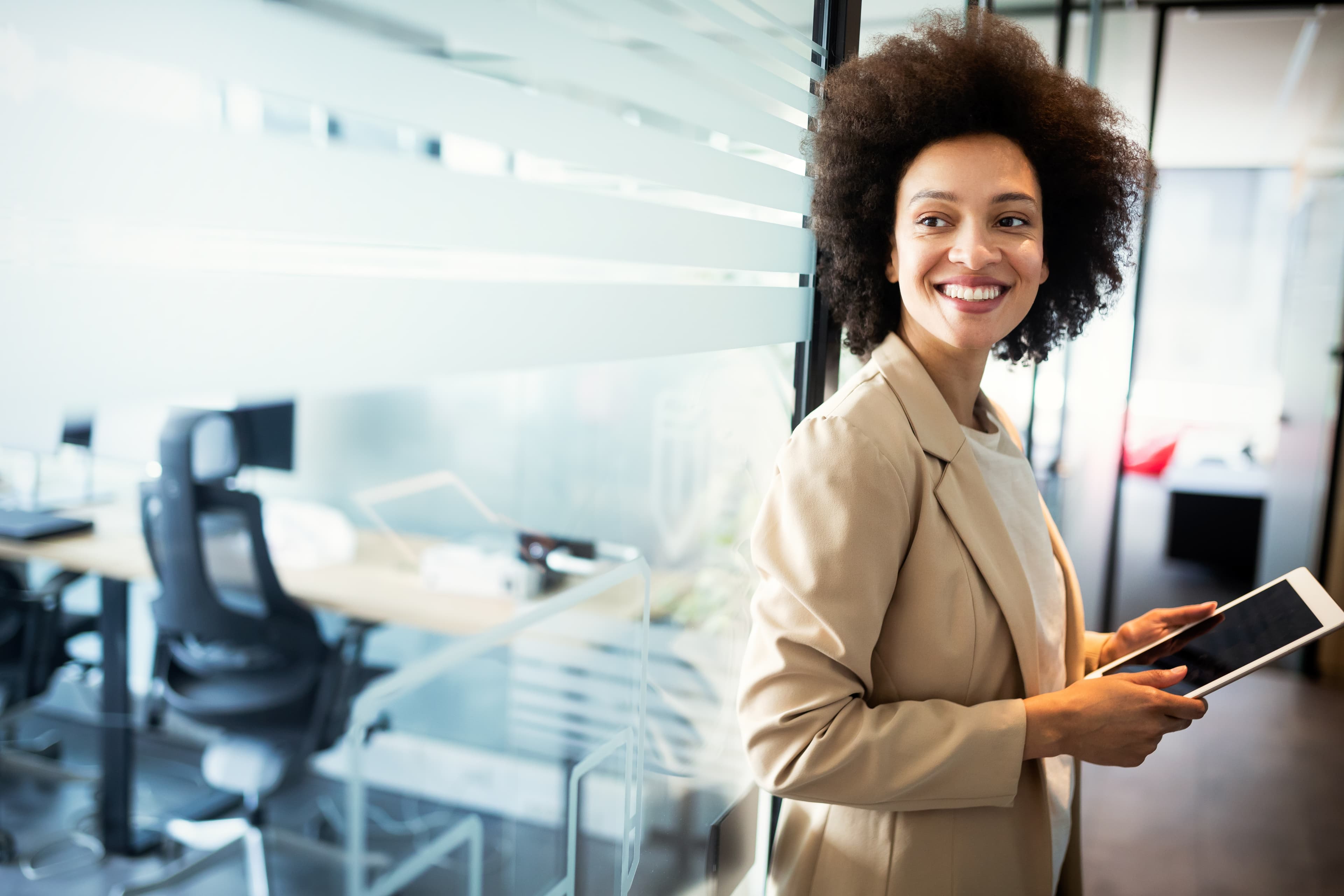 Professional African businesswoman